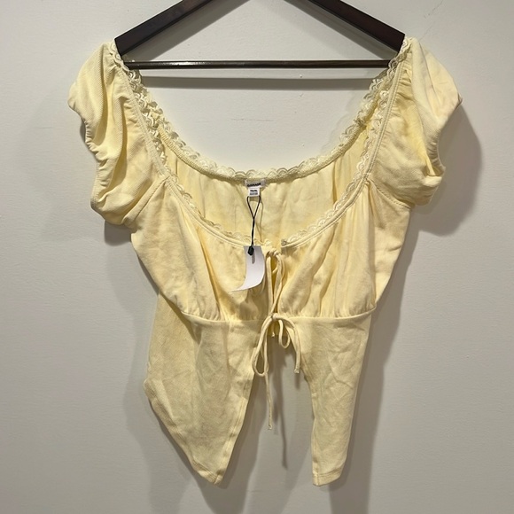 NWT Garage puff Sleeve Top - Size XL - Picture 4 of 8